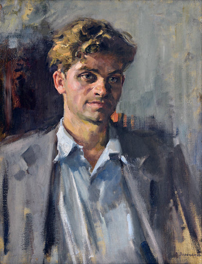 Oil painting Man's portrait Zaretskyi Viktor