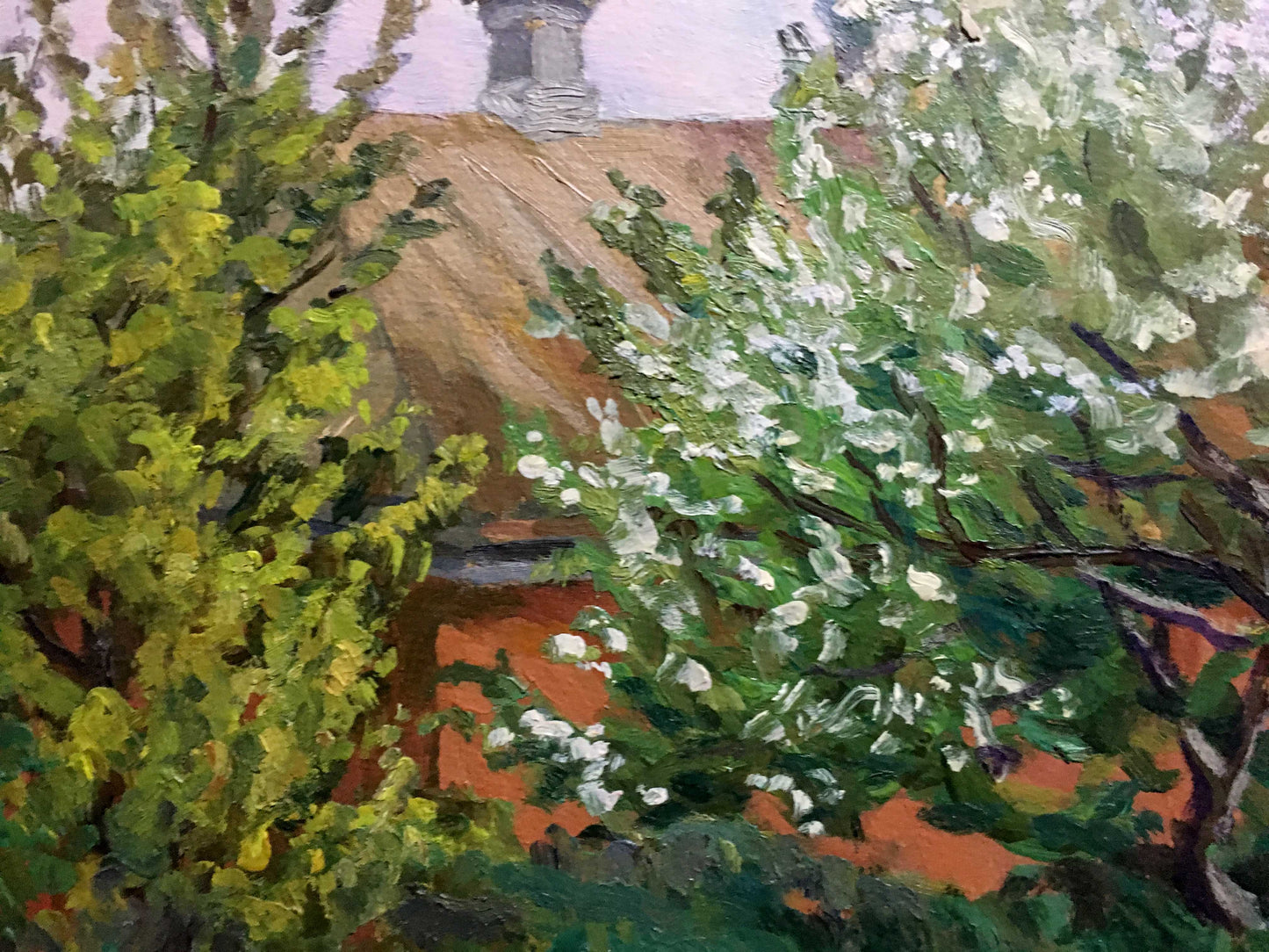 Oil painting summer landscape A. Cherkas