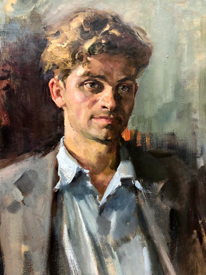 Oil painting Man's portrait Zaretskyi Viktor