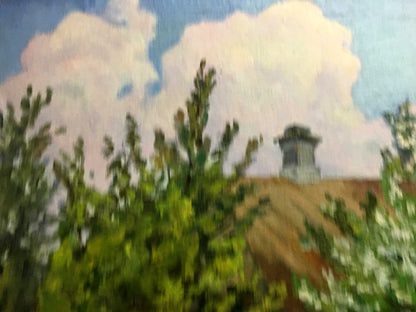 Oil painting summer landscape A. Cherkas