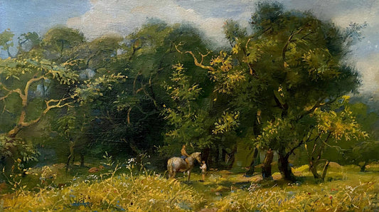Oil painting July Litvinov Oleg Arkad'yevich