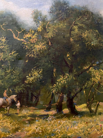 Oil painting July Litvinov Oleg Arkad'yevich