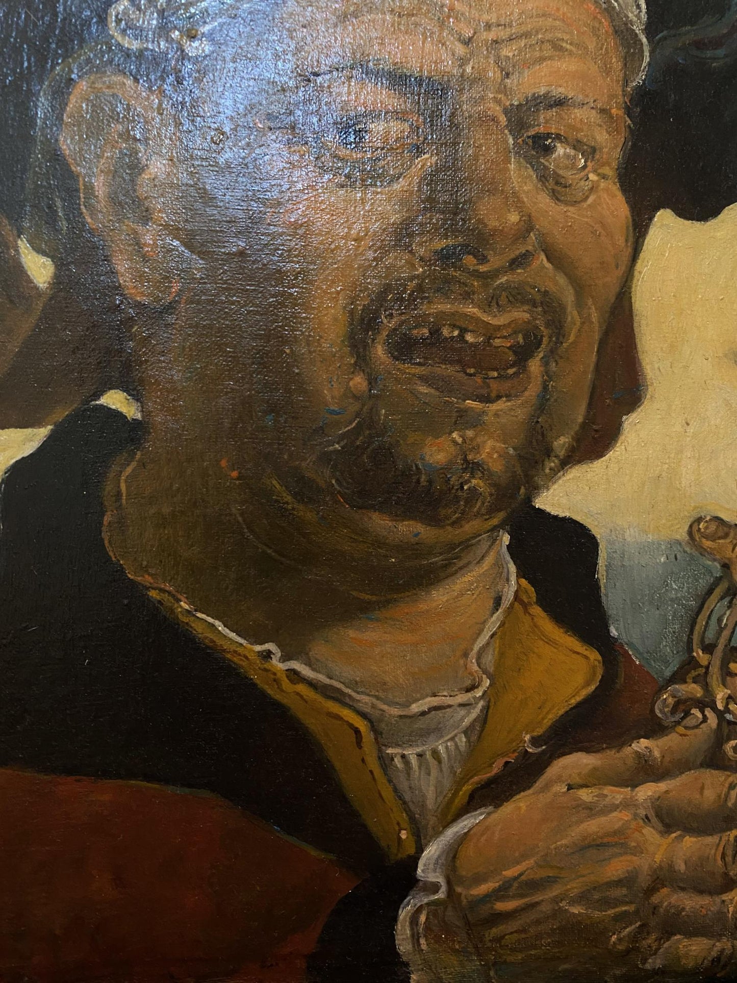 Oil painting Self-portrait with a hat Oleg Litvinov