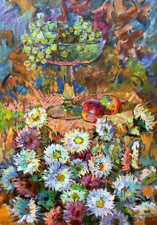 Oil painting Autumn bouquet Chehodar Vasyl