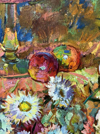 Oil painting Autumn bouquet Chehodar Vasyl