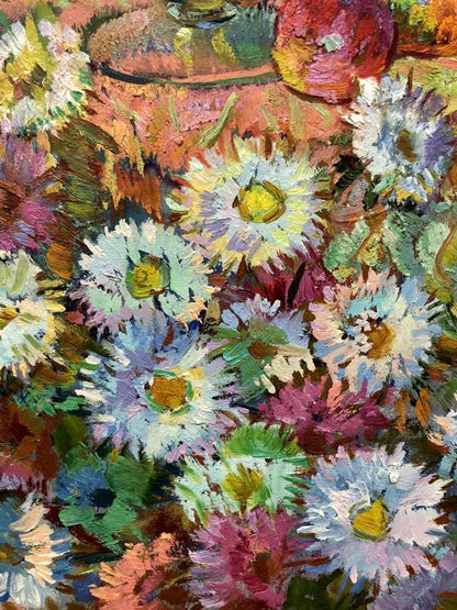 Oil painting Autumn bouquet Chehodar Vasyl