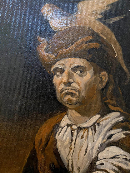 Oil painting Stern look Litvinov Oleg Arkad'yevich