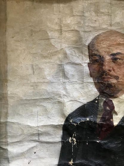 Oil painting Portrait of Lenin in the office N. Nagulyak