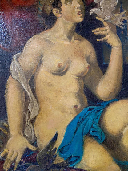 Oil painting Josephine Litvinov Oleg Arkad'yevich