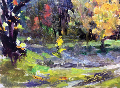 Oil painting Golden autumn Popov I. A.