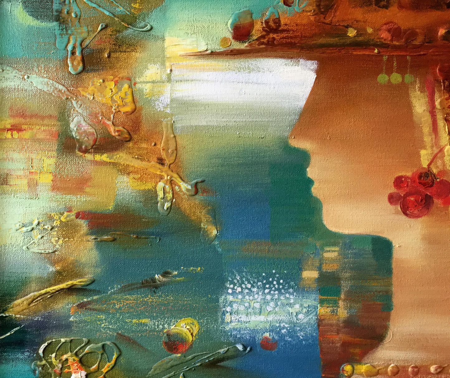 Abstract oil painting Summer Anatoly Borisovich Tarabanov