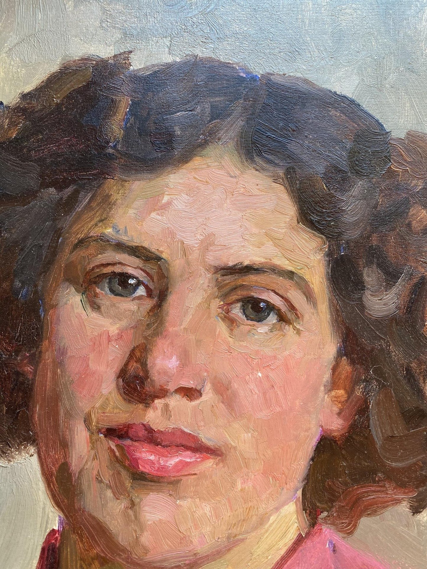 Oil painting Mom's eyes Tatiana Nilovna Yablonskaya