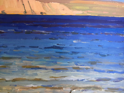 Gouache painting Seascape Vladimir Chernikov