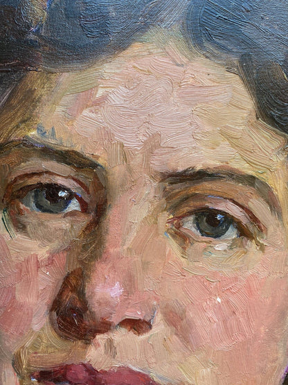 Oil painting Mom's eyes Tatiana Nilovna Yablonskaya