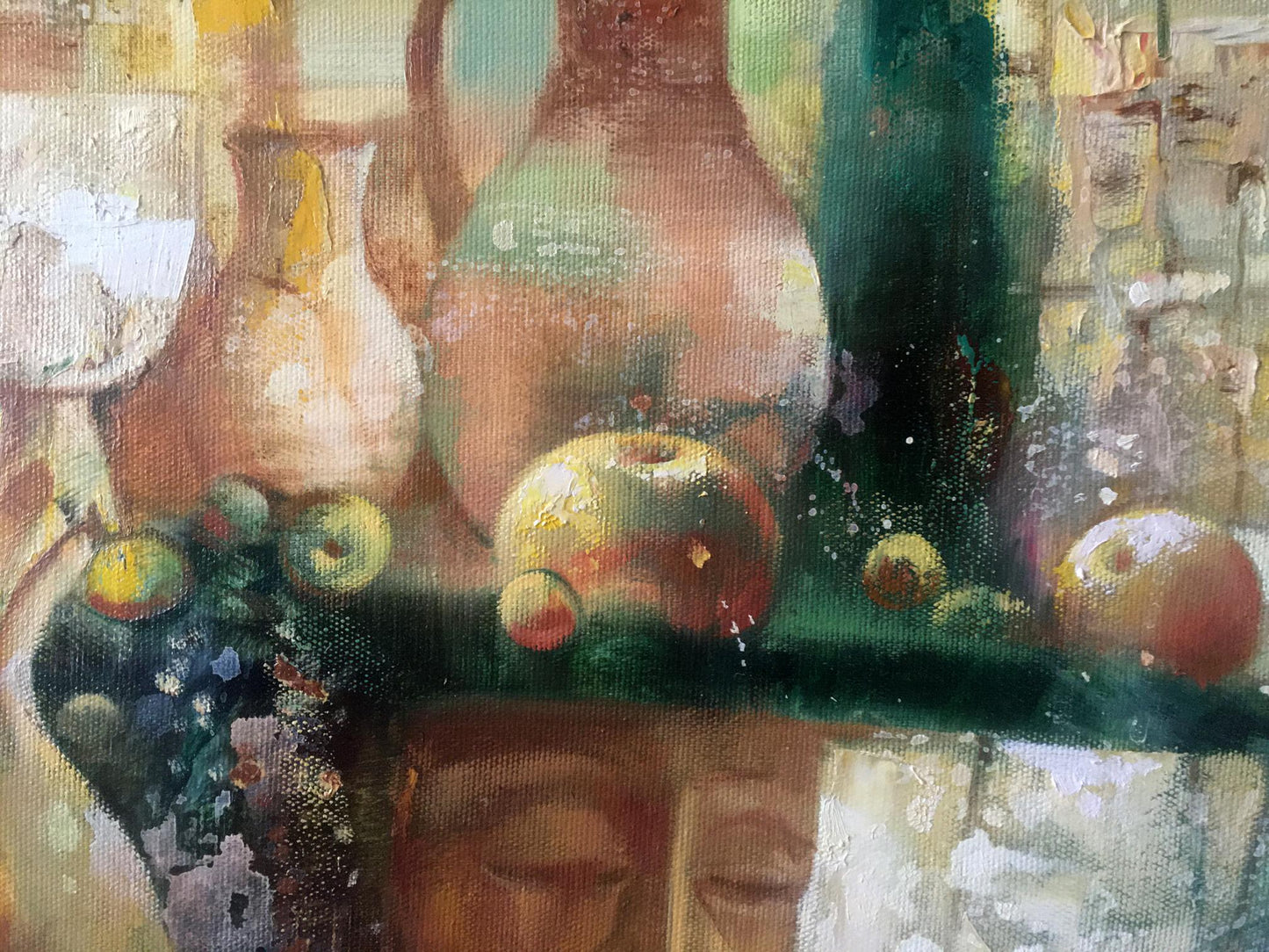 Abstract oil painting Water carrier Anatoly Borisovich Tarabanov