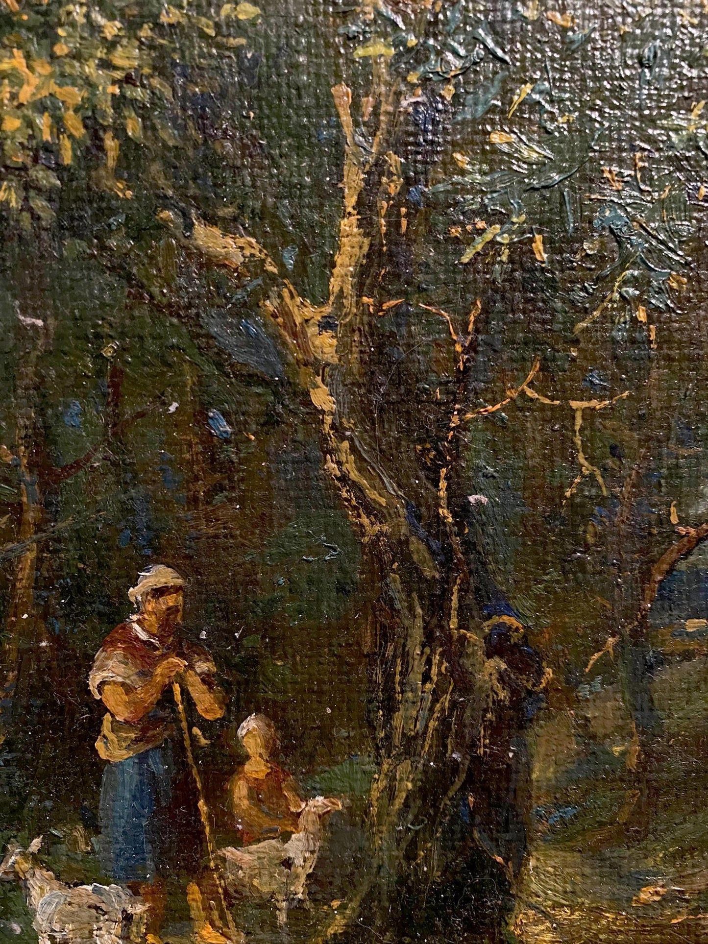 Oil painting Walk through the sunny forest Oleg Litvinov