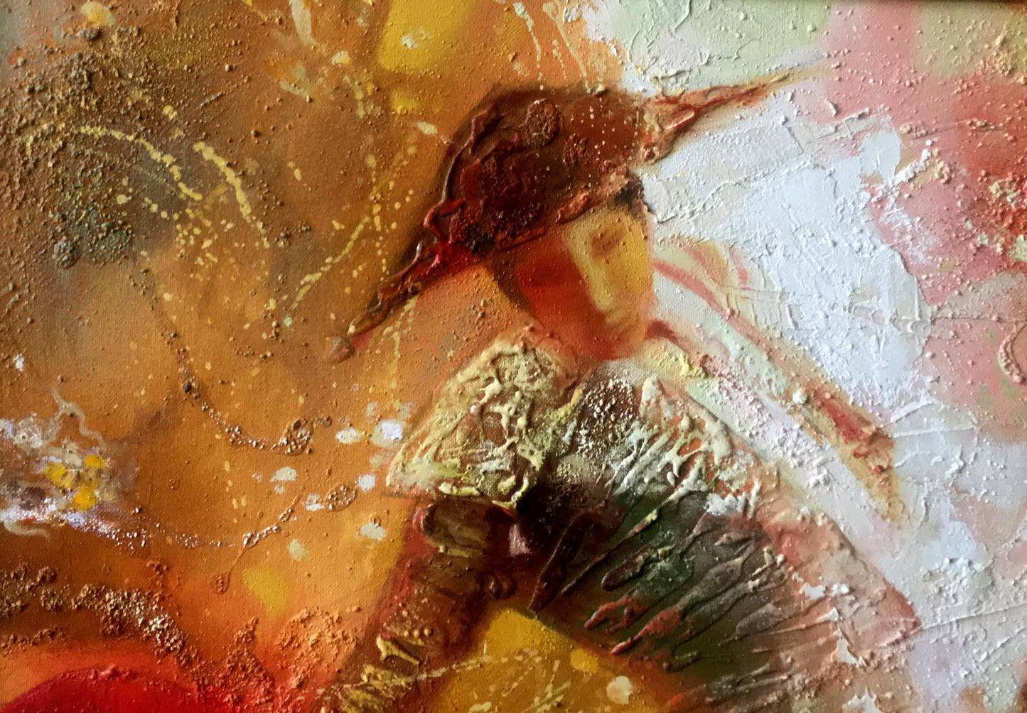 Abstract oil painting