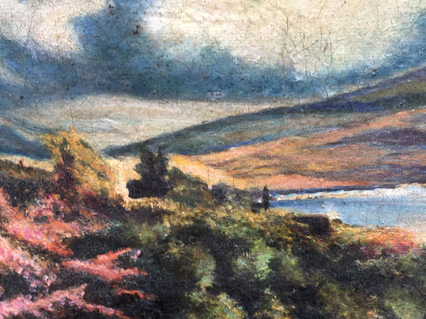 Oil painting Crimean landscape Panorin E.