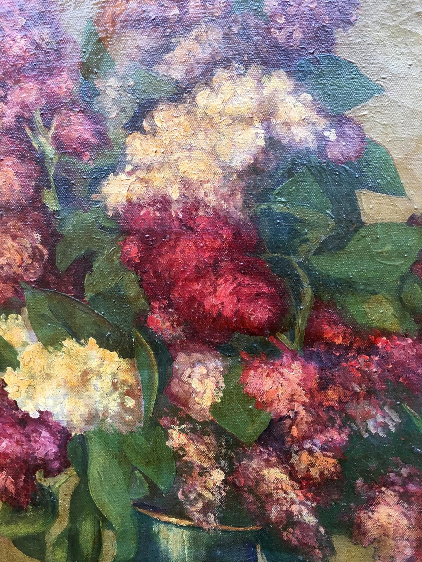 Oil painting Lilac and flowers