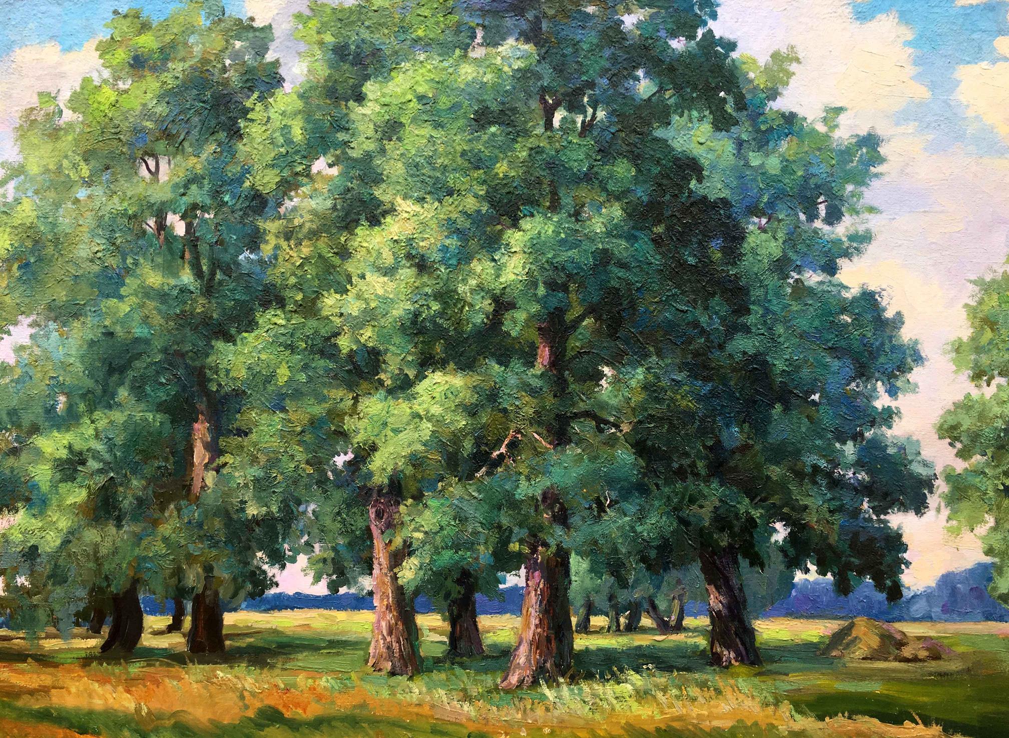 Oil painting forest landscape Nepiypivo Vasily Ignatievich