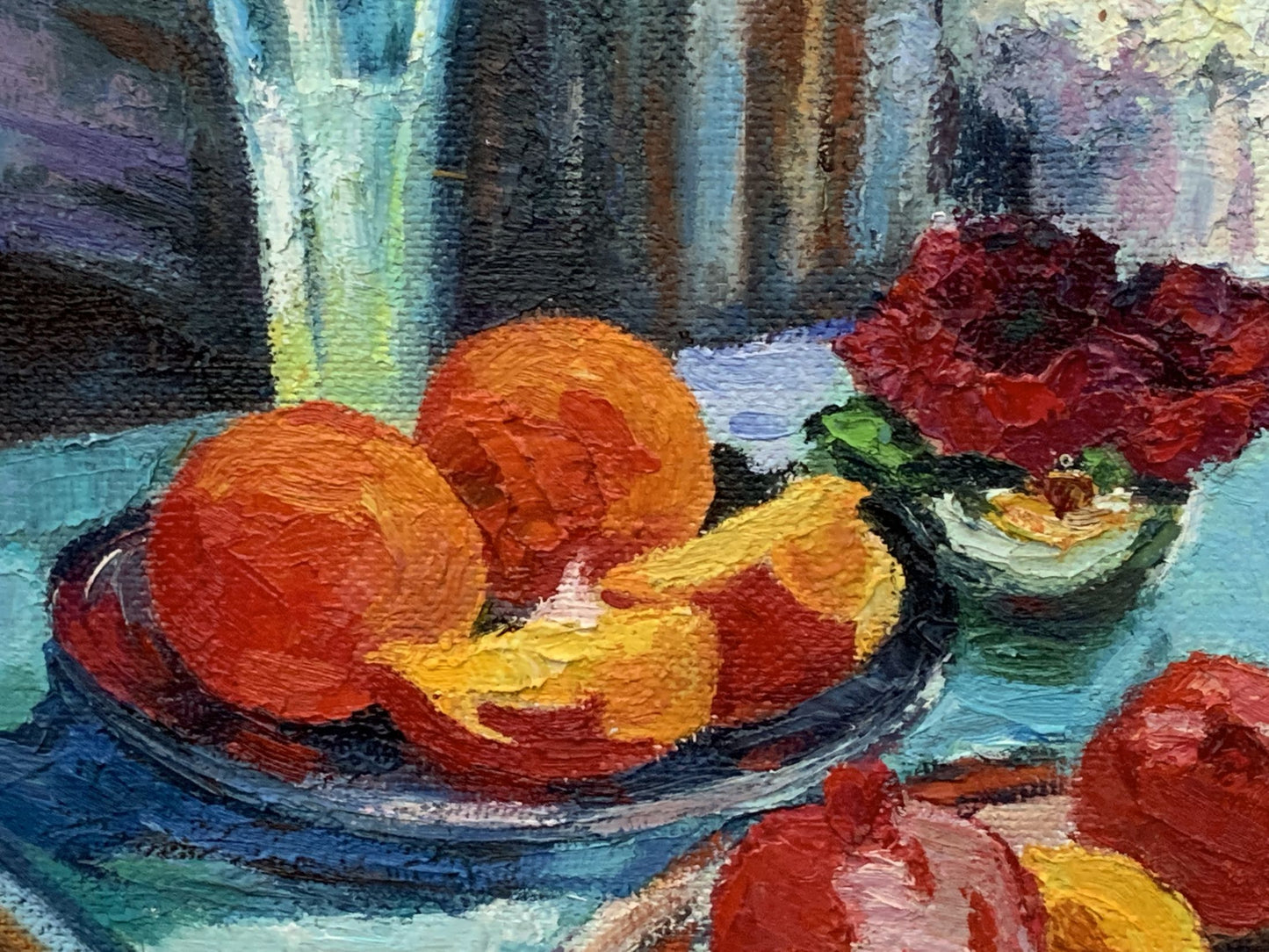 Oil painting Still life in the kitchen