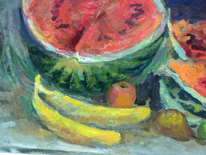 Oil painting Watermelons original picture painter