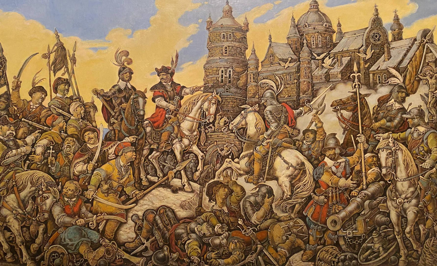 Oil painting Ivan Bohun in France Litvinov Oleg Arkad'yevich