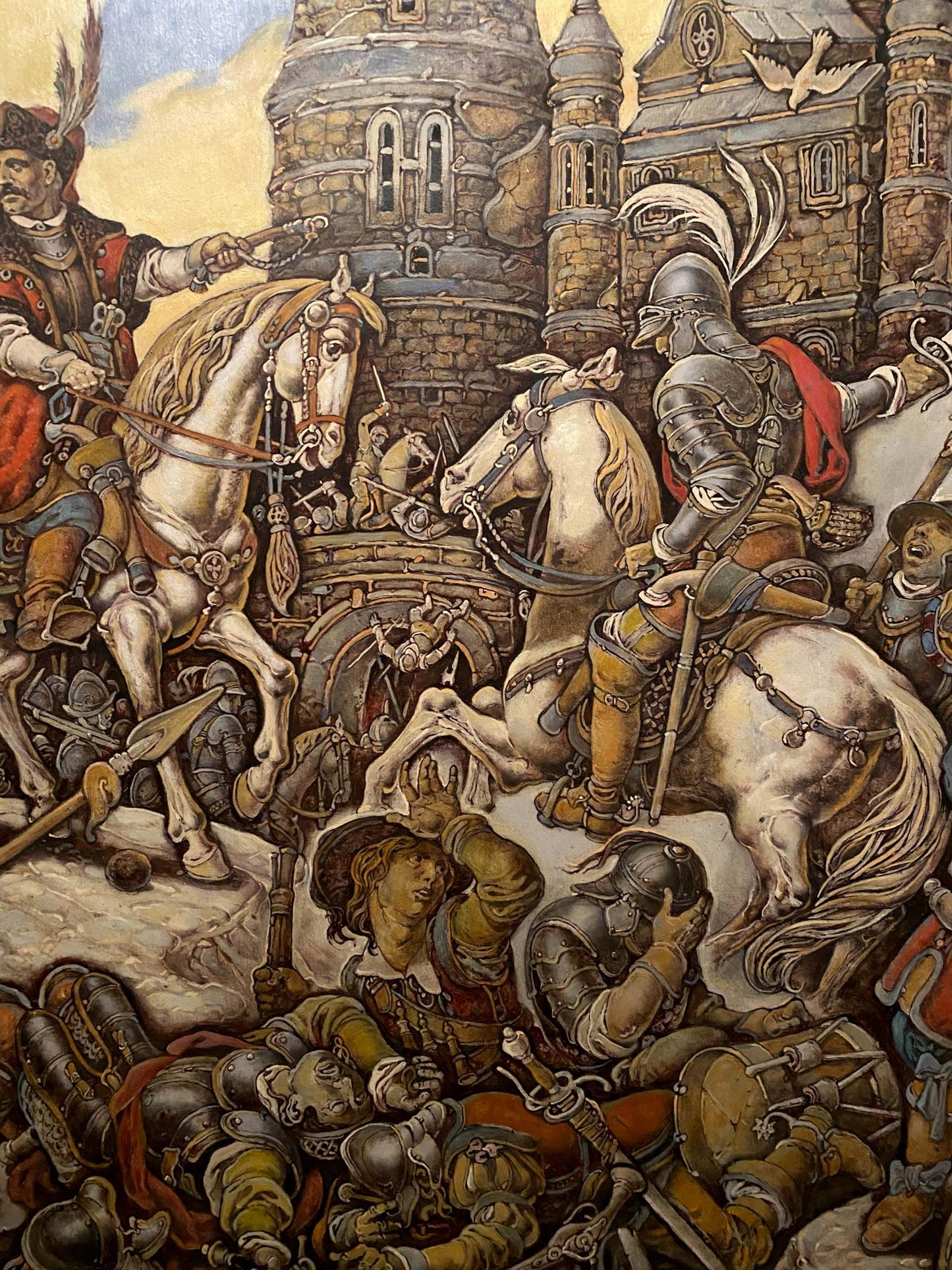 Oil painting Ivan Bohun in France Litvinov Oleg Arkad'yevich