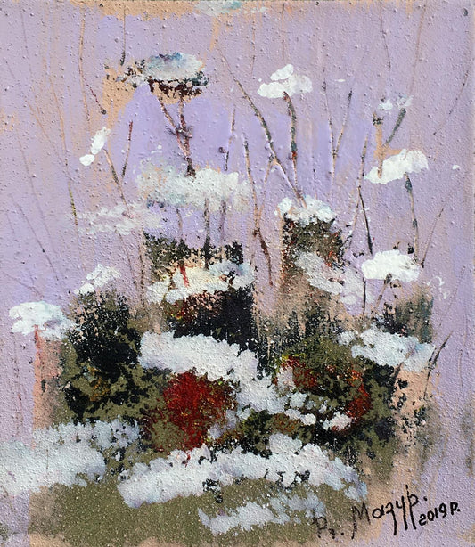 Abstract oil painting Wildflowers Mazur Vladimir