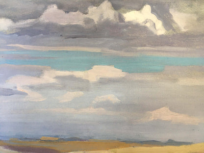 Oil painting Overcast weather Chernikov Vladimir Mikhailovich