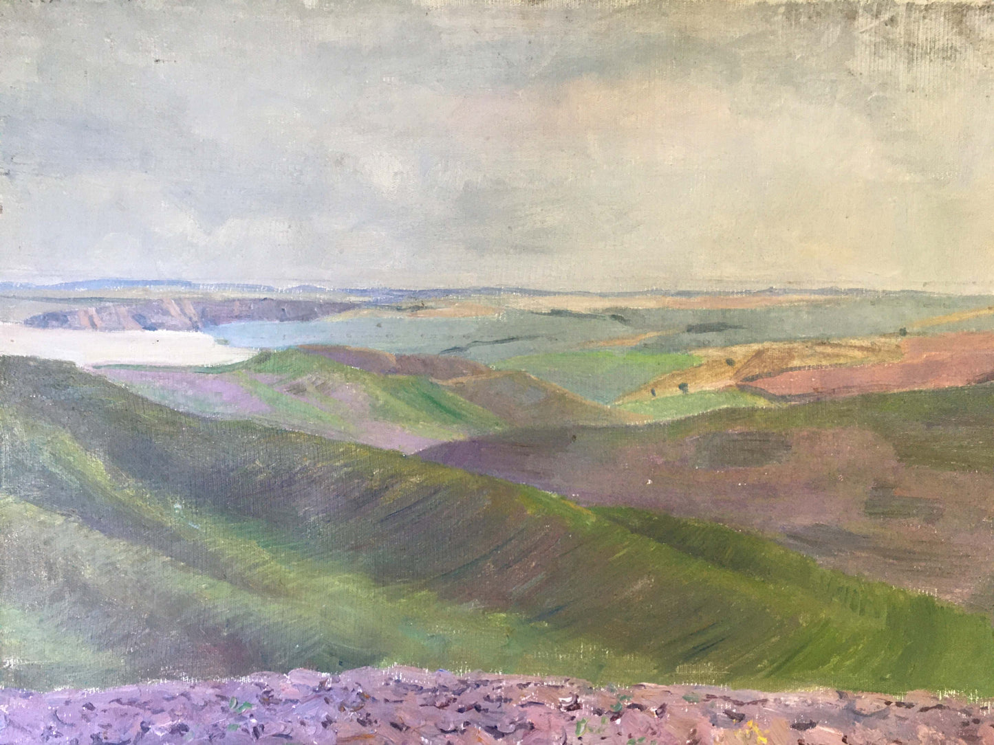 Oil painting Mountain canyon Chernikov Vladimir Mikhailovich