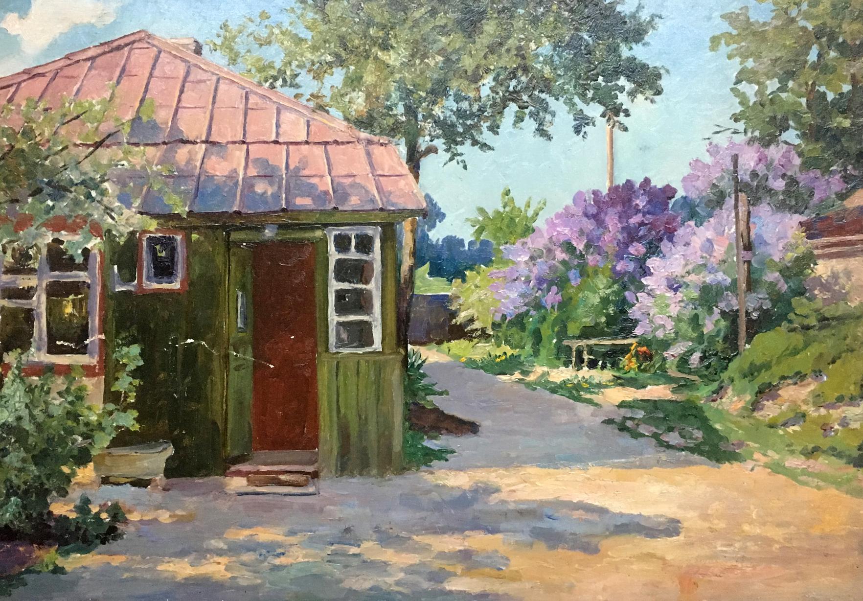 Oil painting May morning Lednev Dmitry