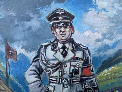Oil painting Commander Alexander Arkadievich Litvinov