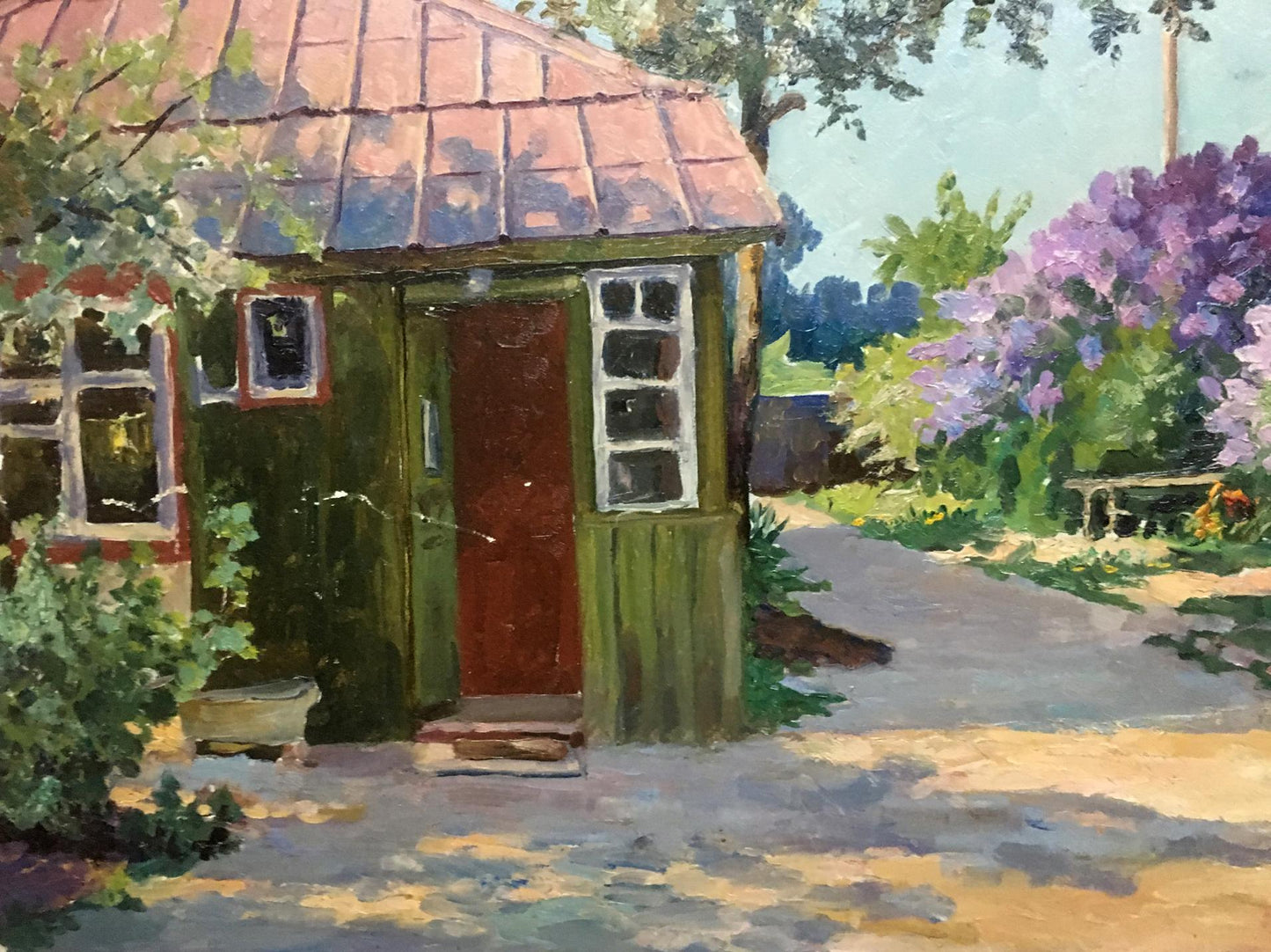 Oil painting May morning Lednev Dmitry