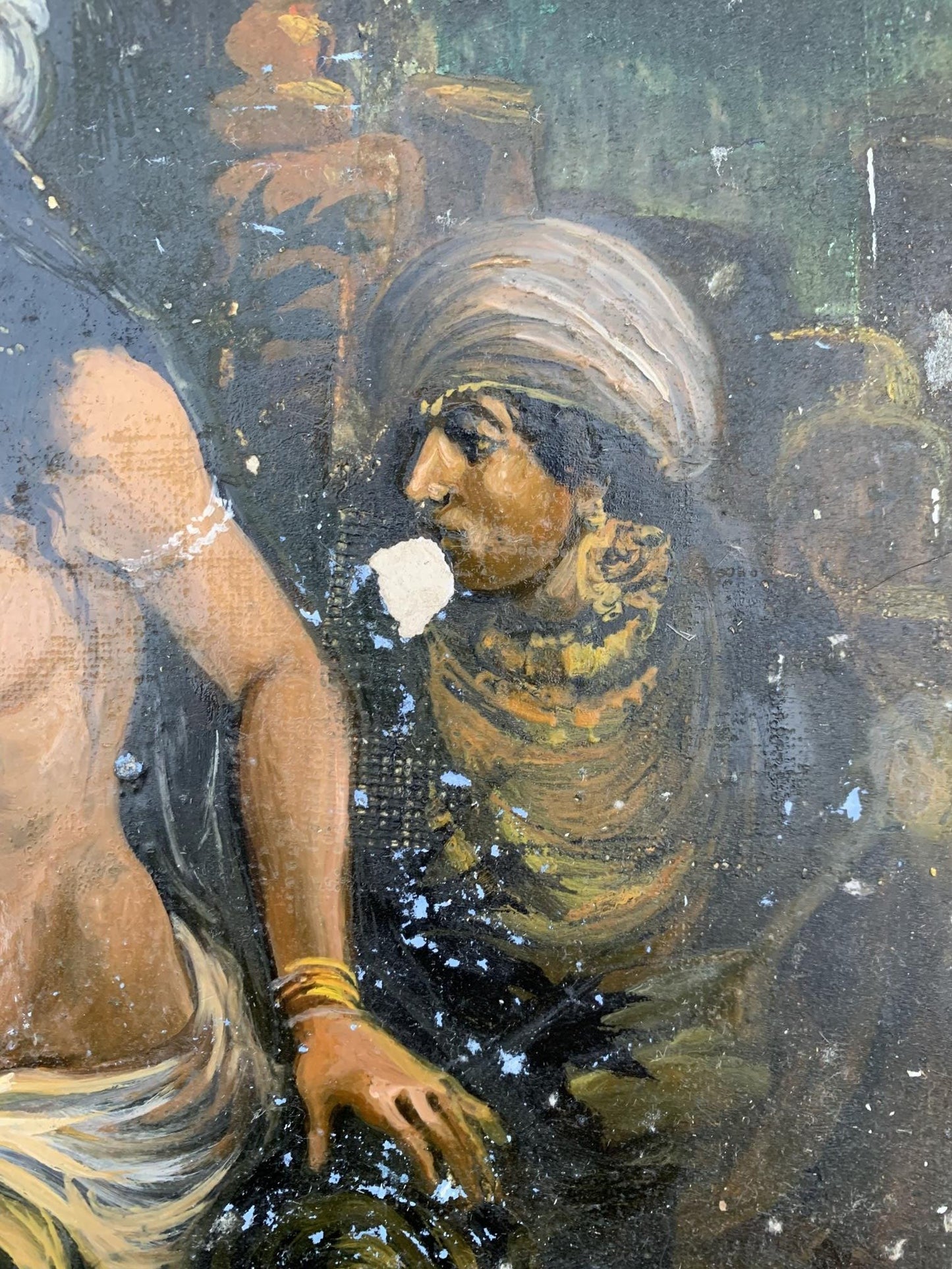 Oil painting Captive Alexander Litvinov