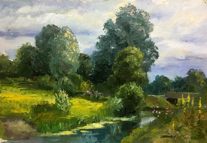 Oil painting Chernihiv landscapes Serdyuk Boris Petrovich
