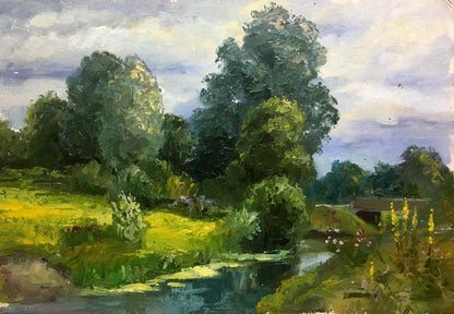 Oil painting Chernihiv landscapes Serdyuk Boris Petrovich