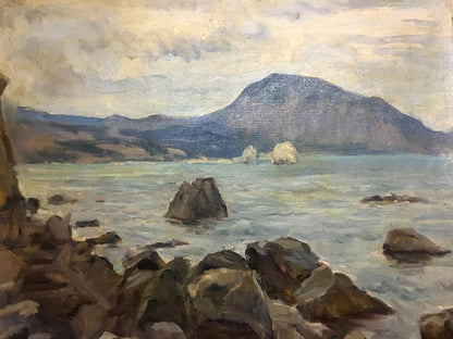 Oil painting Calm sea V. Nikitin