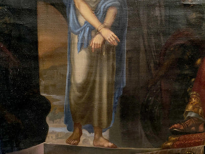 Oil painting Christ and Pilate Alexander Arkadievich Litvinov