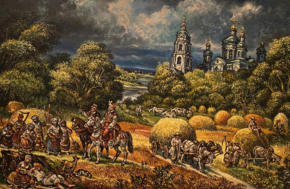 Oil painting The dark clouds have passed Alexander Litvinov