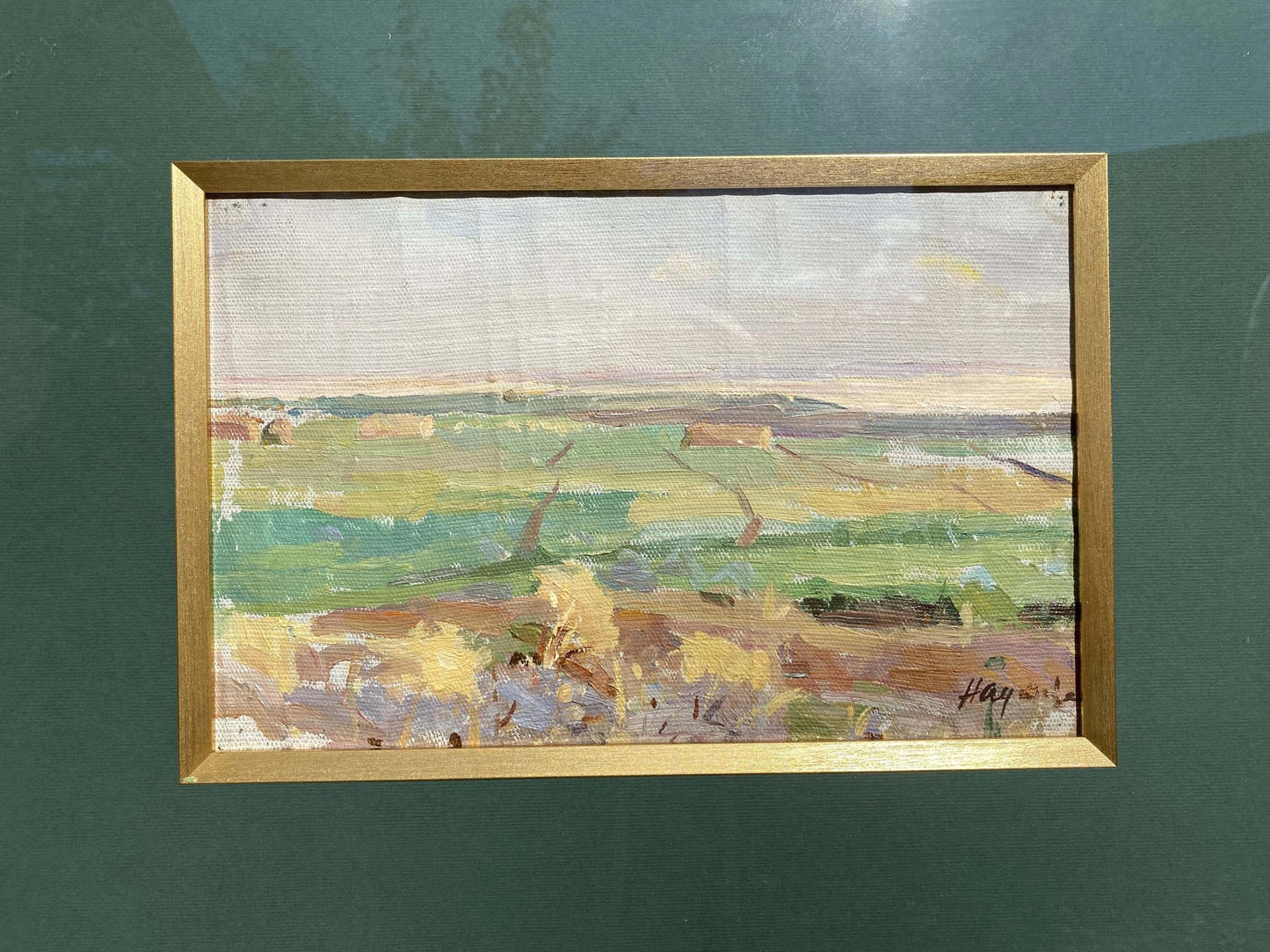 Oil painting Field landscape M.V. Naumenko