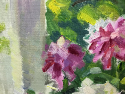 Oil painting Peonies Kryzhanivskyi Viktor Vladimirovich