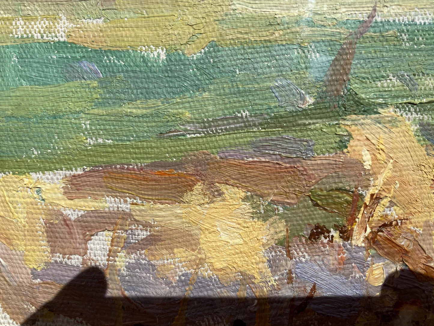 Oil painting Field landscape M.V. Naumenko
