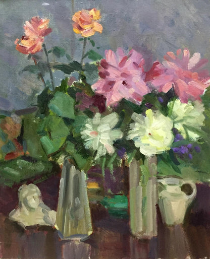 Oil painting Flowers Kryzhanivskyi Viktor Vladimirovich