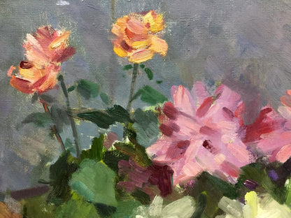 Oil painting Flowers Kryzhanivskyi Viktor Vladimirovich