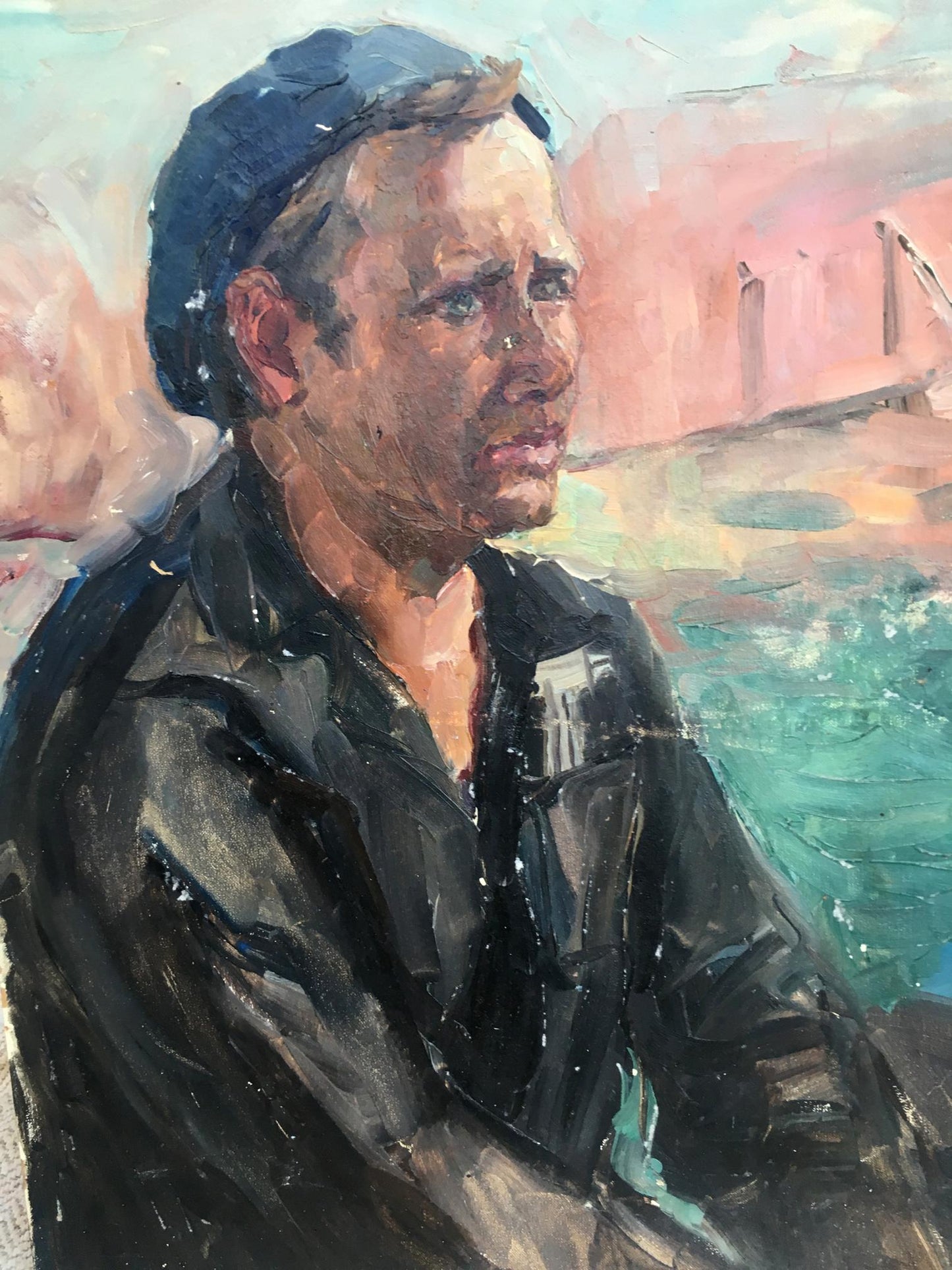 Oil painting portrait of a man Irina Palazhchenko