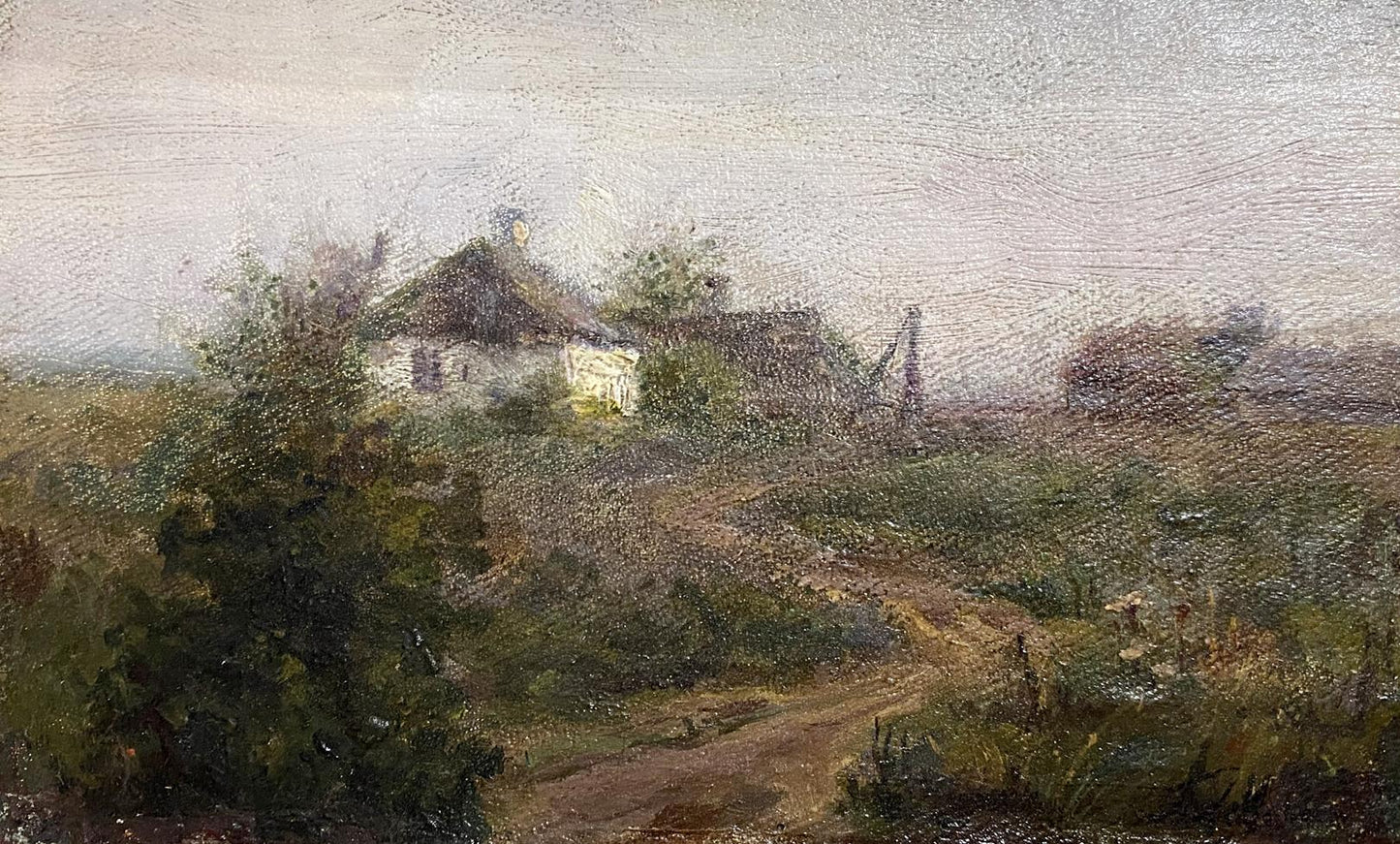 Oil painting Way home Levchenko Potr Alekseyevich