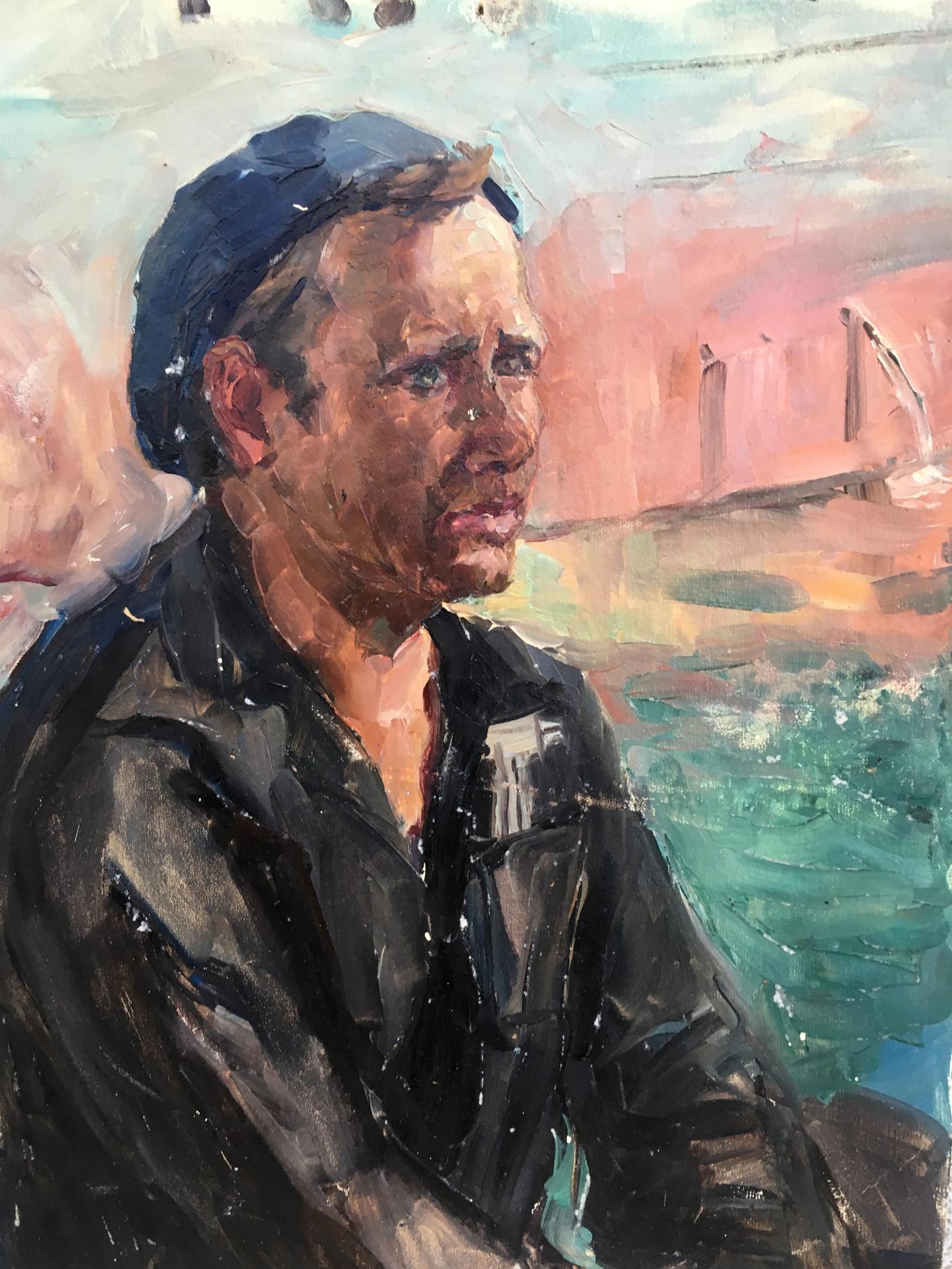 Oil painting portrait of a man Irina Palazhchenko