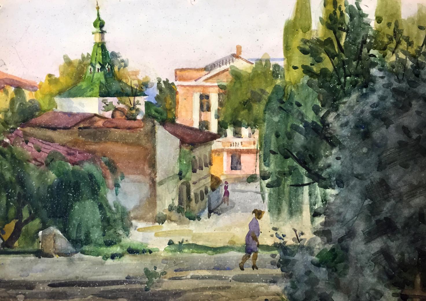 Watercolor Kiev Kryzhanivskyi Viktor Vladimirovich