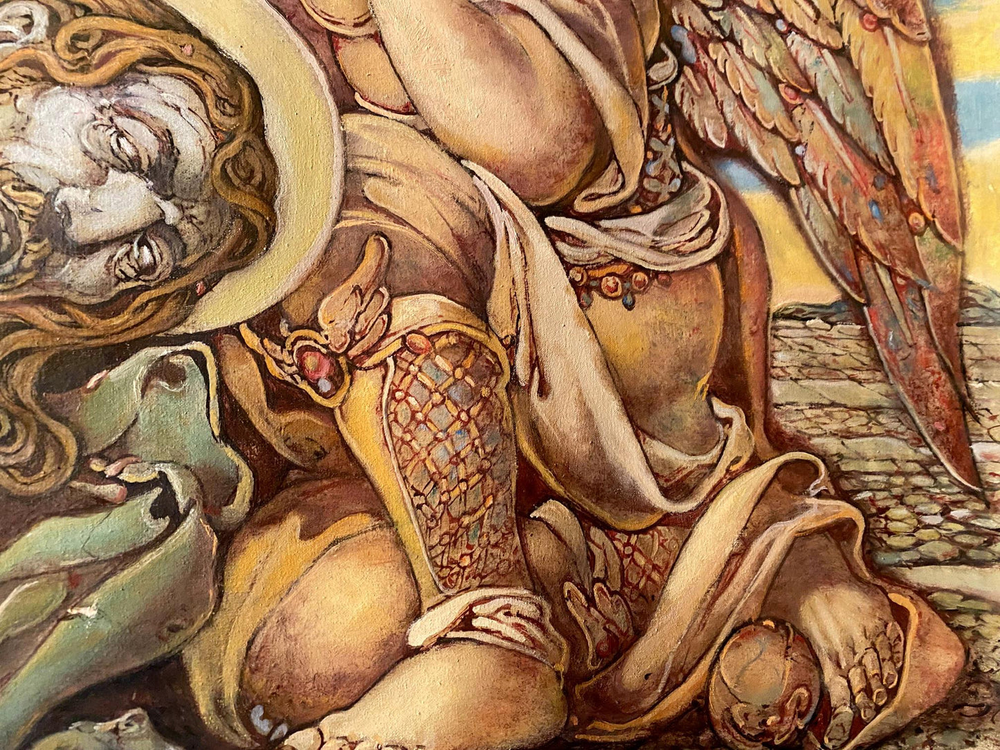 Oil painting Passion of Christ Litvinov Oleg Arkad'yevich